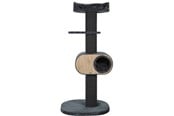 Katter - Zolux Wonderful Cat 3 Wooden Cat Tree Dark Grey 158cm - 504162GRI