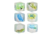 Leksaker - Johntoy Slow Rise Glitter Cube with Fish - 24625