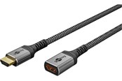 Displaykabel - Pro HDMI Extension Cable - 0.5m - Grå - 4040849791031