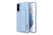 Mobile - Covers & Cases - Wozinsky Kickstand Case Silicone Case with Stand Samsung Galaxy S21+ 5G Light Blue - 9111201941441