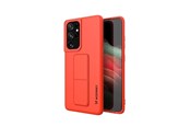 Mobile - Covers & Cases - Wozinsky Kickstand Case Silicone Case with Stand Case for Samsung Galaxy S21 Ultra 5G Red - 9111201941519