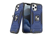 Mobile - Covers & Cases - Wozinsky Ring Armor Armored Hybrid Case Cover + Magnetic Holder iPhone 13 Mini Blue - 9111201944848