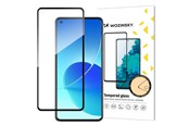 Mobiltelefontillbehör-Skyddsfilm - Wozinsky Super Durable Full Glue Tempered Glass Full Screen With Frame Case Friendly Oppo Reno6 4G Black - 9145576220481