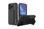 Mobile - Covers & Cases - Wozinsky Kickstand Case Silicone Case with Stand iPhone 13 mini Black - 9145576234242