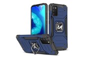 Mobile - Covers & Cases - Wozinsky Ring Armor Armored Hybrid Case Cover + Magnetic Holder Samsung Galaxy A03s Blue - 9145576243244