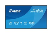 Digital skyltning & Hotell - iiyama ProLite LH7575UHS-B2AG 75" Class (74.5" viewable) LED-backlit LCD display - 4K - for digital signage - LH7575UHS-B2AG