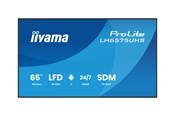 Digital skyltning & Hotell - iiyama ProLite LH6575UHS-B2AG 65" Class (64.5" viewable) LED-backlit LCD display - 4K - for digital signage - LH6575UHS-B2AG
