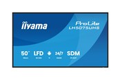 Digital skyltning & Hotell - iiyama ProLite LH5075UHS-B2AG 50" Class (49.5" viewable) LED-backlit LCD display - 4K - for digital signage - LH5075UHS-B2AG