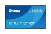 Digital skyltning & Hotell - iiyama ProLite LH8675UHS-B2AG 86" Class (85.6" viewable) LED-backlit LCD display - 4K - for digital signage - LH8675UHS-B2AG