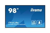 Digital skyltning & Hotell - iiyama ProLite LH9875UHS-B2AG 98" Class (97.5" viewable) LED-backlit LCD display - 4K - for digital signage - LH9875UHS-B2AG