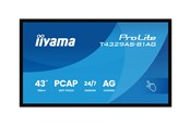 Digital skyltning & Hotell - iiyama ProLite T4329AS-B1AG 43" Class (42.5" viewable) LED-backlit LCD display - 4K - for digital signage - T4329AS-B1AG