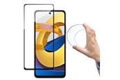 Mobiltelefontillbehör-Skyddsfilm - Wozinsky Full Cover Flexi Nano Glass Film Tempered Glass With Frame Xiaomi Redmi Note 11T 5G / Redmi Note 11S 5G / Poco M4 Pro 5G Transparent - 9145576240366