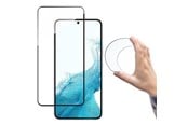 Mobiltelefontillbehör-Skyddsfilm - Wozinsky Full Cover Flexi Nano Glass Film Tempered Glass with Frame Samsung Galaxy S22+ (S22 Plus) Clear - 9145576242056