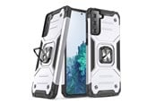Mobile - Covers & Cases - Wozinsky Ring Armor Armored Hybrid Case Cover + Magnetic Holder Samsung Galaxy S22+ (S22 Plus) Silver - 9145576239735