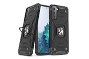 Mobile - Covers & Cases - Wozinsky Ring Armor Armored Hybrid Case Cover + Magnetic Holder for Samsung Galaxy S22+ (S22 Plus) black - 9145576239773