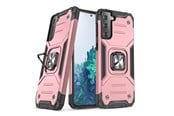 Mobile - Covers & Cases - Wozinsky Ring Armor Armored Hybrid Case Cover + Magnetic Holder Samsung Galaxy S22 Ultra Gold - 9145576239797