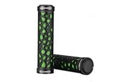 Cykeltillbehör - Rockbros 2017-14AGN bicycle grips - black and green - Rockbros-2017-14AGN