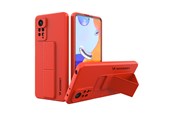 Mobile - Covers & Cases - Wozinsky Kickstand Case Silicone Case with Stand Case for Xiaomi Redmi Note 11 Pro Red - 9145576247495