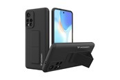 Mobile - Covers & Cases - Wozinsky Kickstand Case Silicone Case with Stand Case Xiaomi Redmi 10 Black - 9145576247556