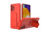 Mobile - Covers & Cases - Wozinsky Kickstand Case Silicone Case with Stand Samsung Galaxy A73 Case Red - 9145576247778