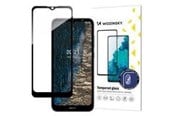 Mobiltelefontillbehör-Skyddsfilm - Wozinsky Full Glue Tempered Glass Nokia C20/C10 Full Screen Protector with Frame Black - 9145576243664