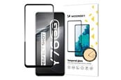 Mobiltelefontillbehör-Skyddsfilm - Wozinsky Super Durable Full Glue Tempered Glass Full Screen Protector with Frame Case Friendly Vivo Y76 5G / Y76s / Y74s Black - 9145576245736