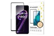 Mobiltelefontillbehör-Skyddsfilm - Wozinsky Super Durable Full Glue Tempered Glass Full Screen Protector with Frame Case Friendly Realme 9 Pro Black - 9145576245798