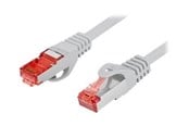 Nätverkskabel - Lanberg PCF6-10CU - patch cable - 2 m - grey - Grå - 2m - PCF6-10CU-0200-S