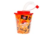 Leksaker - LG-Imports Cup with Lid and Straw Pirate 12 pcs. - 8170