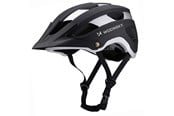 Cykeltillbehör - Wozinsky MTB Bicycle Helmet with Detachable Visor Light 57-62 cm - Black and Silver - 5907769380839