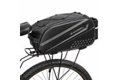 Cykeltillbehör - Wozinsky Bicycle Luggage Rack Bag with Long Strap - Black - 5907769384905