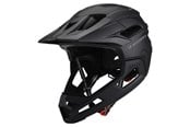 Cykeltillbehör - Wozinsky fullface bicycle helmet with detachable visor light 57-62 cm - black - 5907769380921