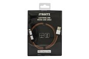 USB-kabel - Deltaco Streetz IPLH-241 - data / power cable - Lightning / USB - 1 m - IPLH-241