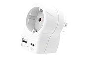 Övriga kablar - SKross Europe to US USB AC20PD - 1.500284-E