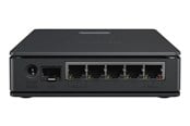 Nätverk - Router - MikroTik hAP ax S - wireless router - Wi-Fi 6 - desktop wall-mountable - Wireless router Wi-Fi 6 - E62iUGS-2axD5axT