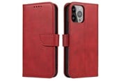 Mobile - Covers & Cases - Hurtel Magnet Case for Samsung Galaxy S23 Ultra Flip Cover Wallet Stand Red - 5907769351112
