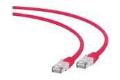 Nätverkskabel - Gembird Cablexpert patch cable - 1 m - red - Röd - 1m - PP6A-LSZHCU-R-1M