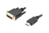 Displaykabel - Lanberg adapter cable - HDMI / DVI - 1.8 m - CA-HDDV-10CC-0018-BK