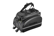 Cykeltillbehör - Rockbros A6-6 bicycle bag for trunk 35 l with fold-out pockets - black - A6-6