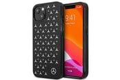 Mobile - Covers & Cases - Mercedes Silver Stars Pattern Case for iPhone 13 mini - Black - 3666339020217