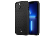 Mobile - Covers & Cases - Mercedes Leather Stars Pattern Case for iPhone 13 mini - Black - 3666339020576