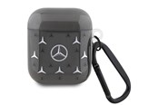 Mobile - Covers & Cases - Mercedes Large Star Pattern Case for AirPods 1 / 2 - Black - 3666339094508