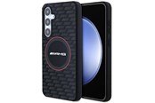 Mobile - Covers & Cases - Mercedes AMG Silicone Carbon Pattern MagSafe Case for Samsung Galaxy S24 - Black - 3666339241728