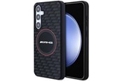 Mobile - Covers & Cases - Mercedes AMG Silicone Carbon Pattern MagSafe Case for Samsung Galaxy S24+ - Black - 3666339241735