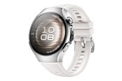 Pulsmätare & Stegräknare - Huawei Watch 5 - 316L stainless steel - smart watch with strap - white - white - 55020EWD