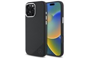 Mobile - Covers & Cases - Mercedes  MEHMP16L23SUGDK iPhone 16 Pro 6.3" Black/Black Hardcase Silicone Tonal Logo Wood Pattern MagSafe - 3666339326982