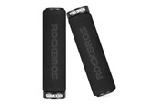 Cykeltillbehör - Rockbros BT1001BKBK sponge bicycle handlebar grips - black - BT1001BKBK