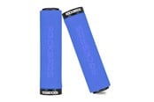 Cykeltillbehör - Rockbros BT1001BLBK sponge bicycle handlebar grips - blue and black - BT1001BLBK