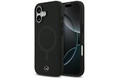 Mobile - Covers & Cases - Mercedes Plain Smooth Leather MagSafe Case for iPhone 17 - Black - 3666339568481