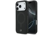 Mobile - Covers & Cases - Mercedes  Plain Smooth Leather MagSafe Case for iPhone 17 Pro - Black - 3666339568504